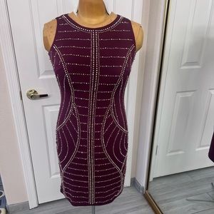 Leslie Fay size 8 knee length dress